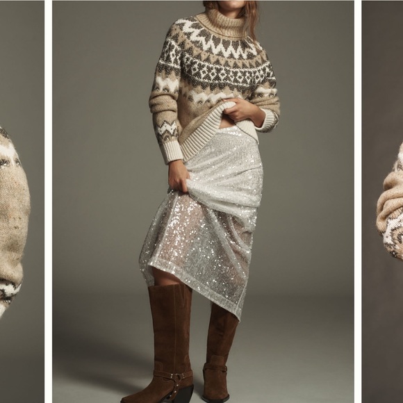 Anthropologie’s Pilcro Ribbed Turtleneck Sweater - Picture 5 of 12